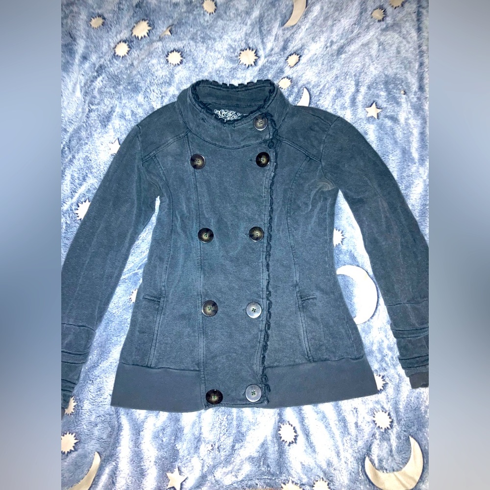 Hemp Double Breasted Jacket - image 1